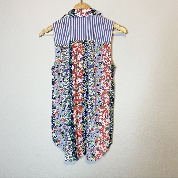 NWT Maeve By Anthropologie Whimsical Pintucked Blouse Size XS - Picture 3 of 6